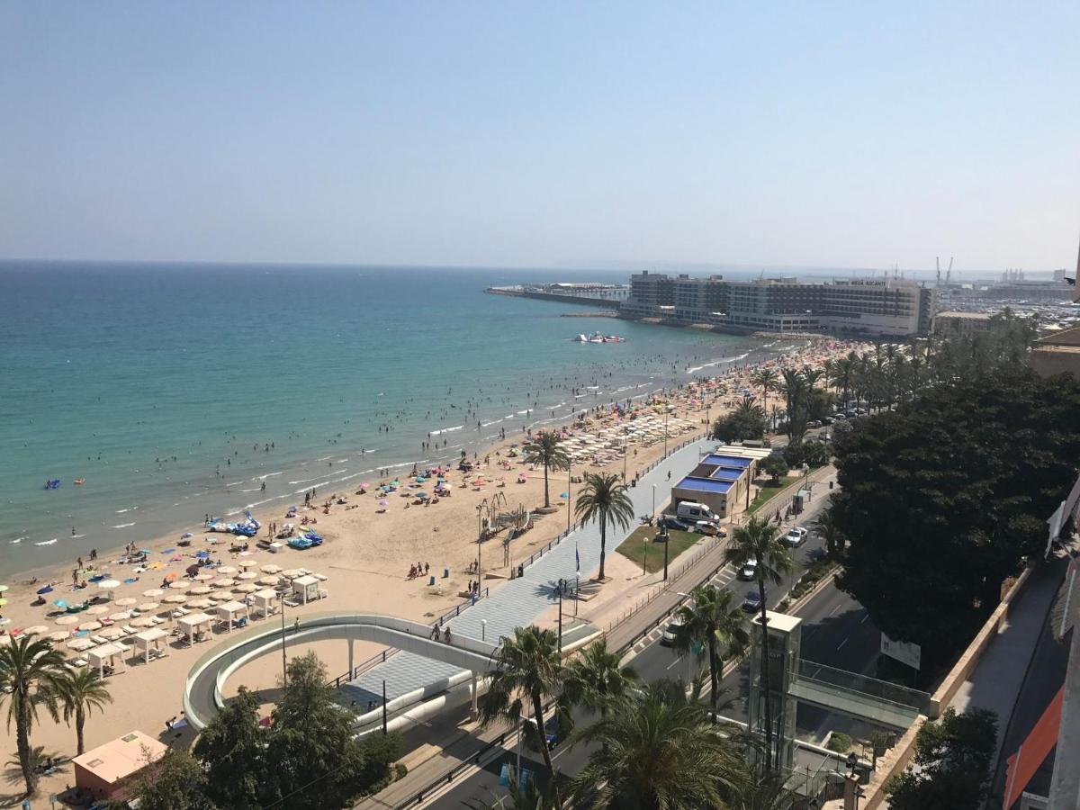 Atico De Lujo Con Vistas Al Mar, Primera Linea Playa Del Postiguet 阿利坎特 外观 照片