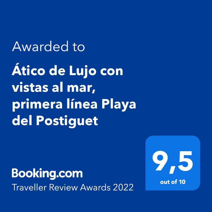 Atico De Lujo Con Vistas Al Mar, Primera Linea Playa Del Postiguet 阿利坎特 外观 照片